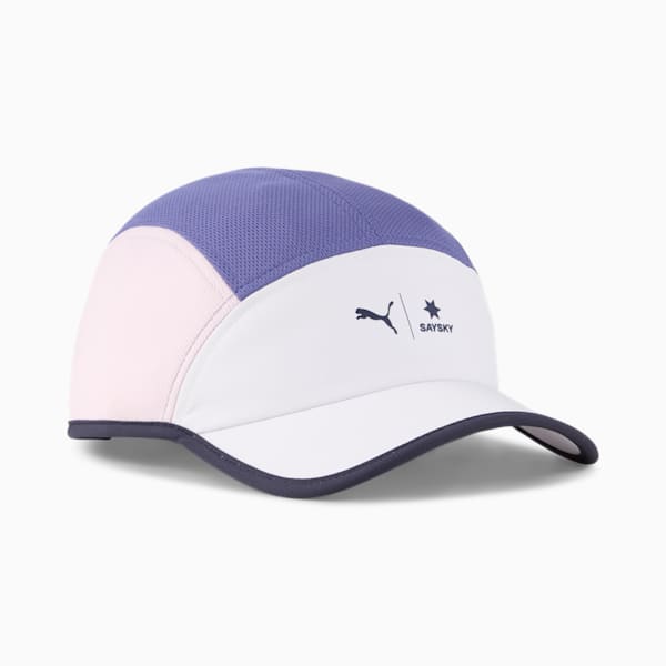 Casquette de course à 5 panneaux PUMA x SAYSKY, Blue Crystal, extralarge